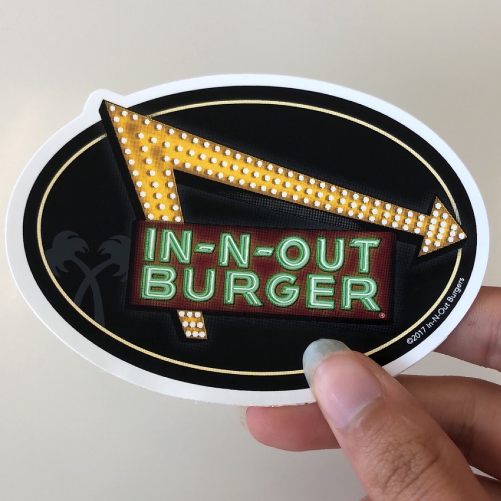 IN-N-OUT BURGER STICKER